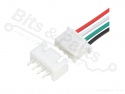 Signal connector 4-pole JST XH 2.54mm with wire and socket 15cm